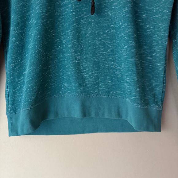 Victoria's Secret PINK sz S blue teal‎ cowl neck Hoodie NWOT - Picture 3 of 7